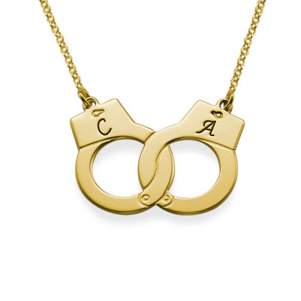 18ct Gold Plated Handcuff Necklace