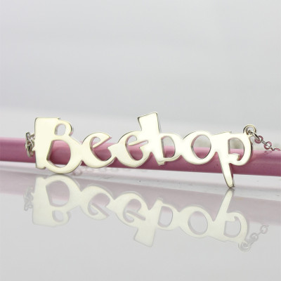 Customised Letter Charm Necklace 925 Sterling Silver
