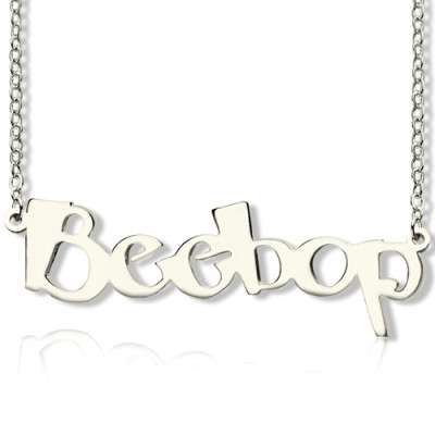 Personalised Letter Name Necklace Sterling Silver - By The Name Necklace;