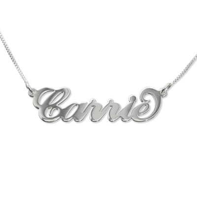 Small Name Necklace - Carrie Style - By The Name Necklace;