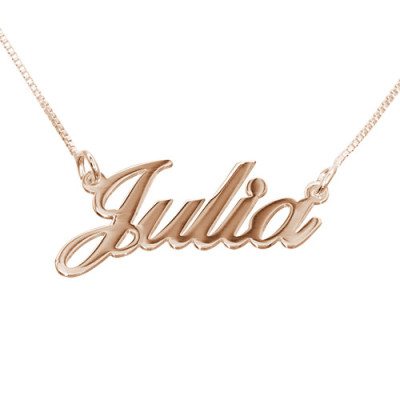 Personalised Name Necklace in Silver, Gold, or Rose Gold