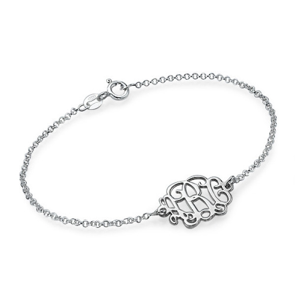 Sterling Silver Personalised Initials Bracelet /Anklet
