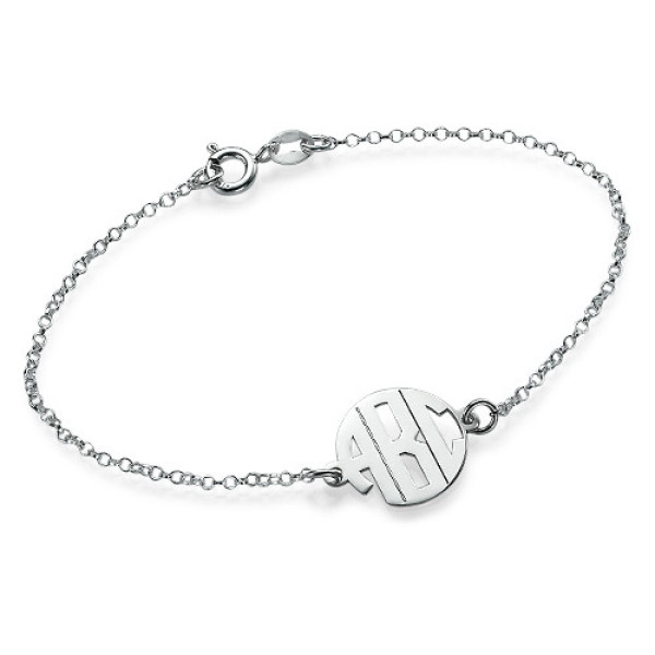 Small Monogram Block Bracelet/Anklet for Women