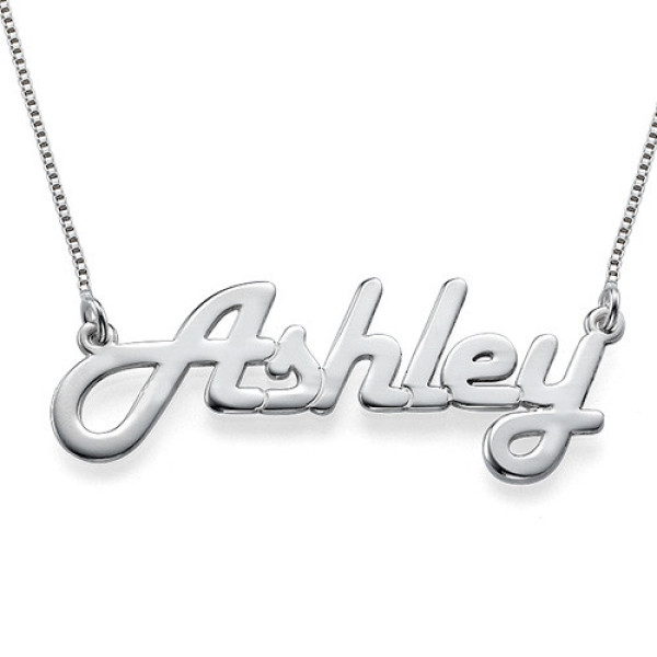 Stunning Silver Personalised Name Necklace