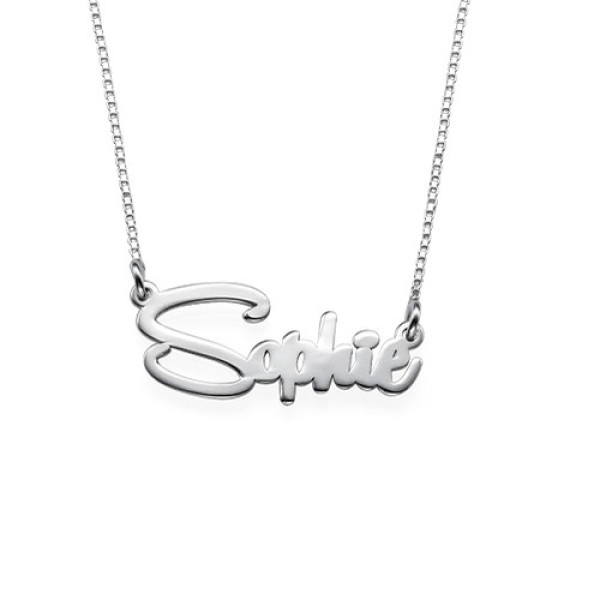 Customised Name Pendant Necklace - Handmade Jewellery