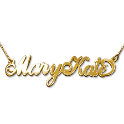 18ct Gold Name Necklace