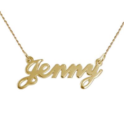18ct Yellow Gold Personalised Name Necklace