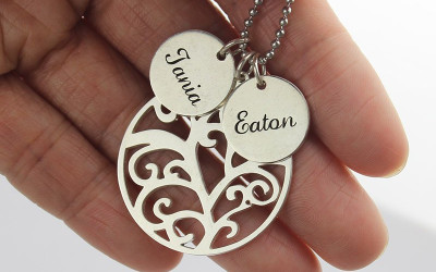 Silver Family Tree Necklace: A Tale of Craft & Connection