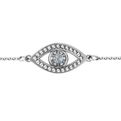 Customize Handmade Evil Eye Bracelet - Personalised Jewellery