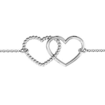 Custom Opposites Attract Bracelet - Personalised Jewellery Gift