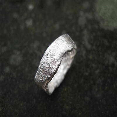 Sterling Silver Rocky Outcrop Style Ring