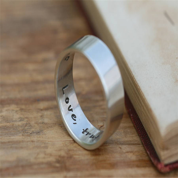 Men's Personalised Pure and Simple Ring
