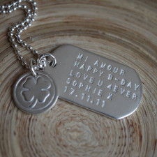 Custom Silver Dog Tags: Personalised, Engraved & Artisan Crafted