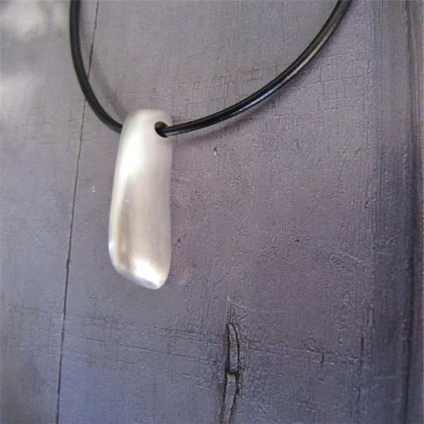 Silver Long Heavy Pendant