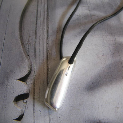 Silver Long Heavy Pendant