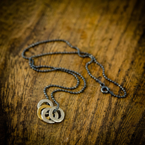 Men's Family Symbol Eternity Necklace