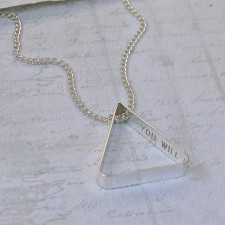 Mens Silver Triangle Necklace: Unveiling a Secret Story