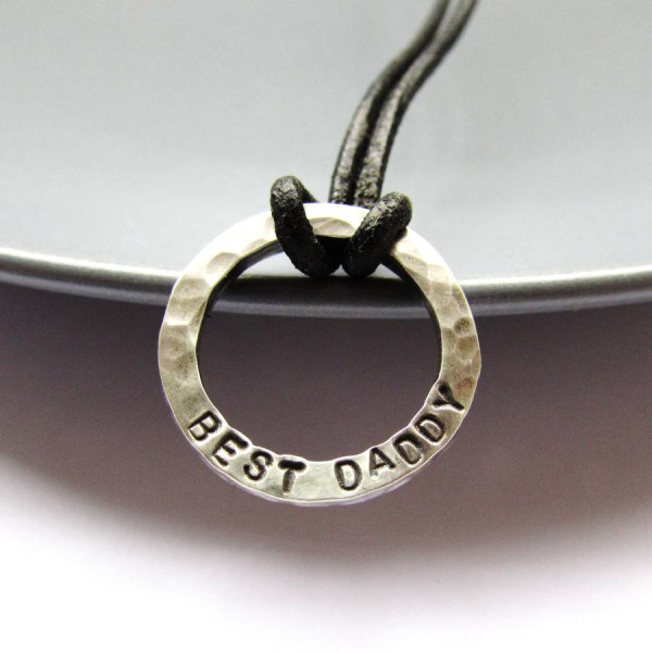 Personalised Dad Necklace - Mini Gift for Father