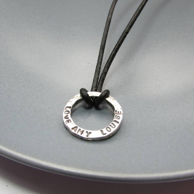 Personalised Dad Necklace - Mini Gift for Father