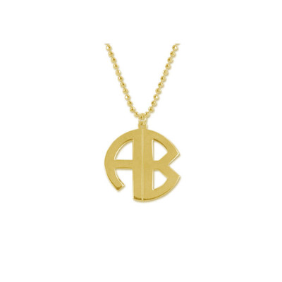 Custom Engraved Men's Initial Necklace