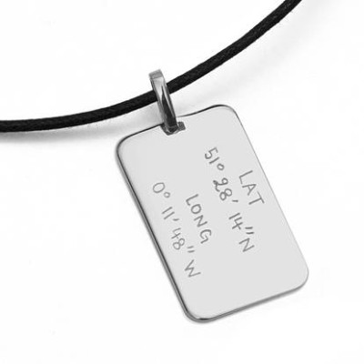 Custom Men's Dog Tag Necklace - Engraved with Your Name