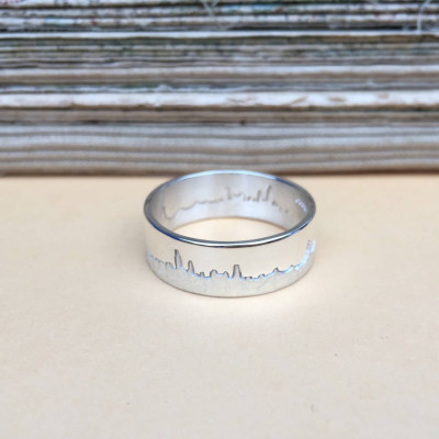 Customisable Cityscape Jewellery Ring