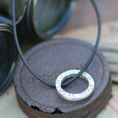 Custom Men's Time Traveler Necklace