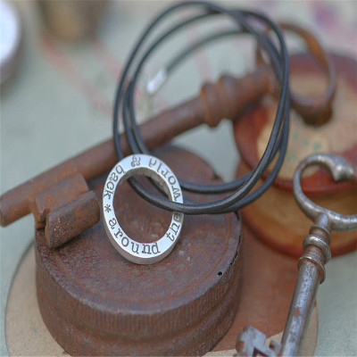 Custom Men's Time Traveler Necklace