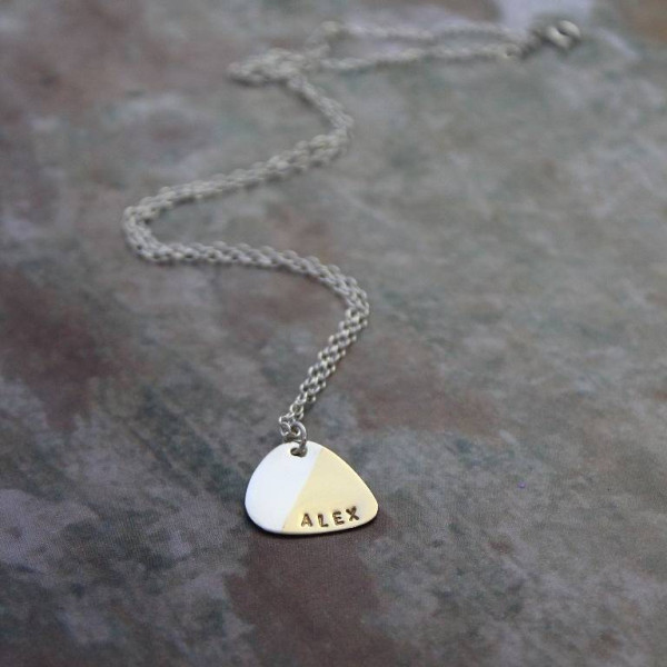 Customised Guitar Pick Necklace