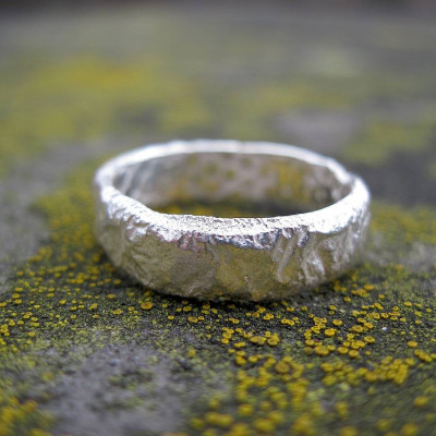 Rocky Outcrop Slim Ring - By The Name Necklace;