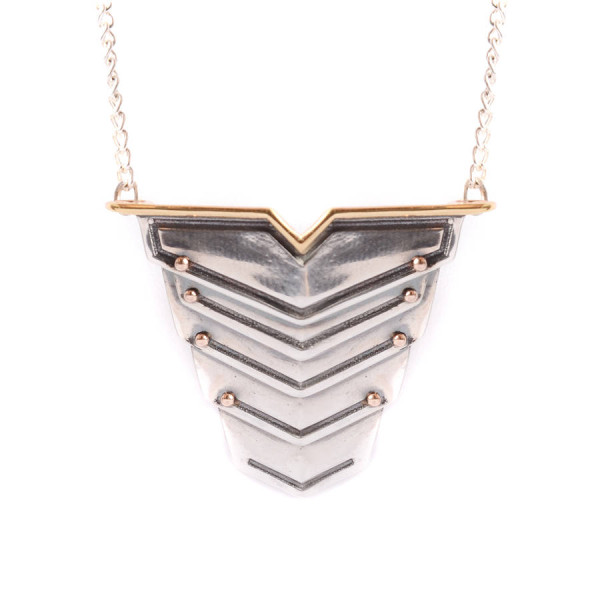 Rose Gold and Silver Romeo Necklace - Vermeil