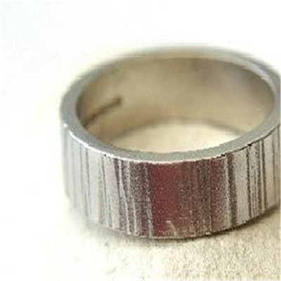 Handcrafted Silver Women's Rough Textured Ring