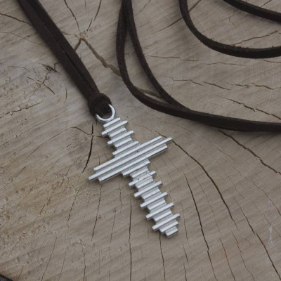 Beautiful Silver Cross Pendant Necklace