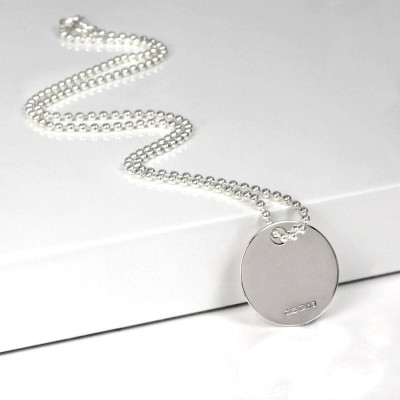 Create a Personalised Silver Dog Tag Necklace