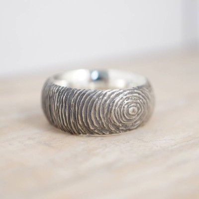 Sterling Silver Slate Ring