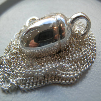 Sterling Silver Acorn Charm Necklace