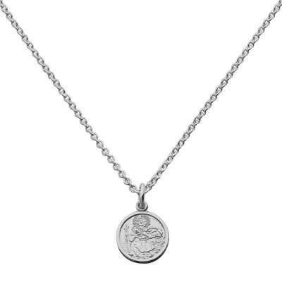 Small Round St Christopher Pendant