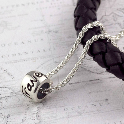 Stylish Silver Travel Protection Necklace