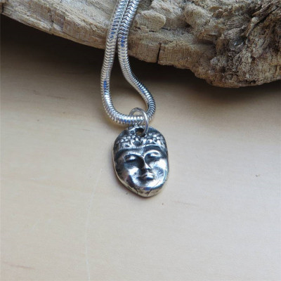 Silver Sage Statement Pendant Necklace