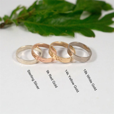 Sterling Silver Wedding Bands"