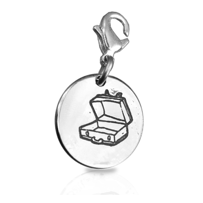 Personalised Luggage Tag - Custom Name Charm