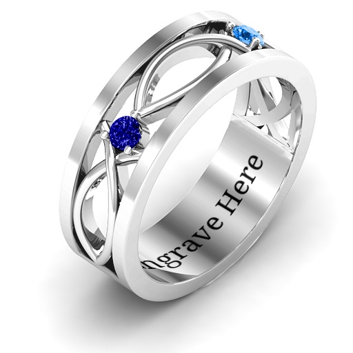 Mens Classic Fish Design Ring