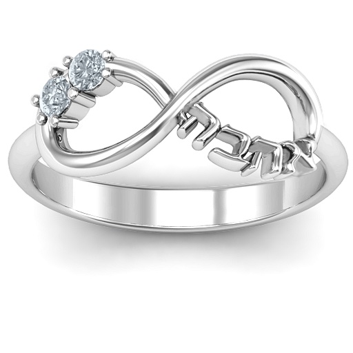 Stunning Infinity Ring in 18K Gold by Ahava