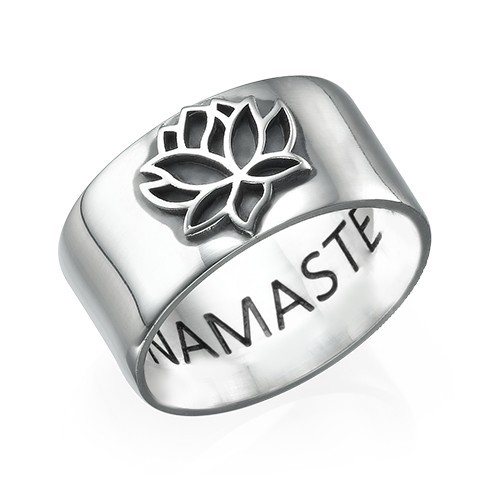 Sterling Silver Lotus Flower Ring Jewellery for Women