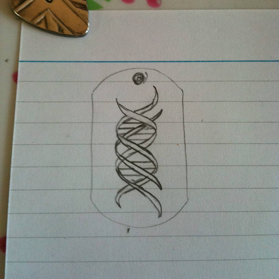 Customised Solid Silver Dog Tags with Engraved ID