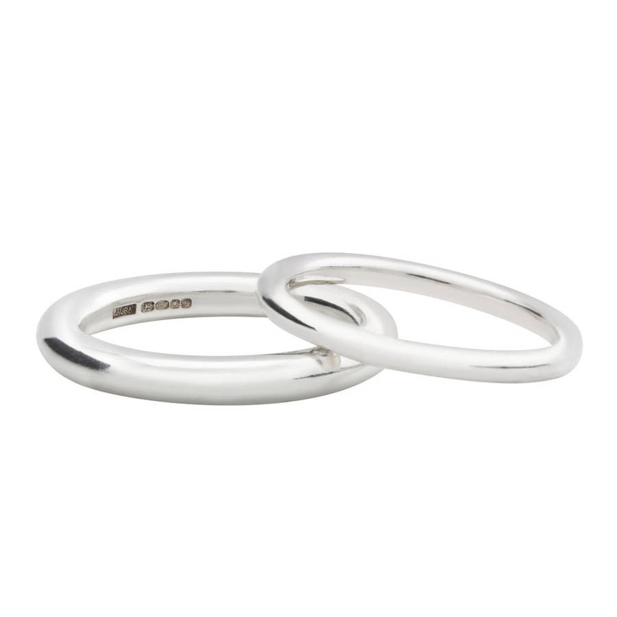 Women's Sterling Silver Halo Wedding Ring