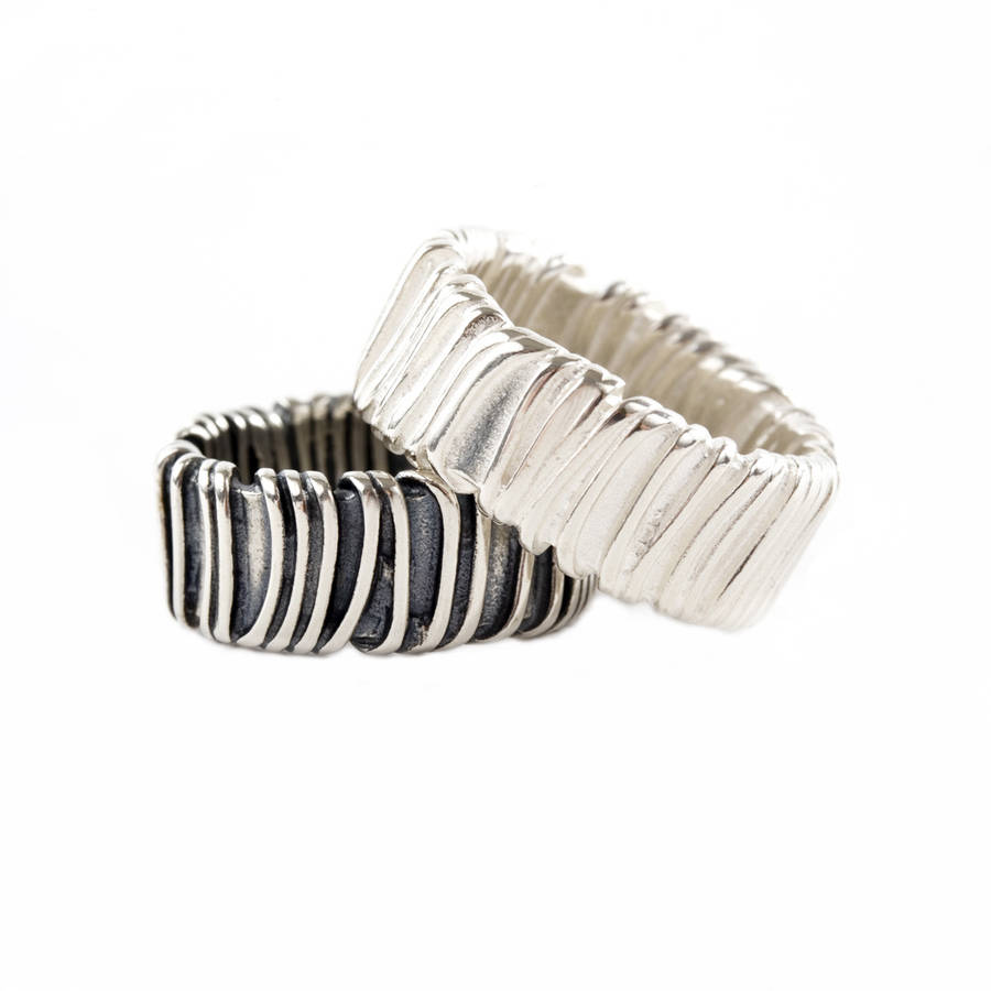 Stunning Large Sterling Silver Statement Ring