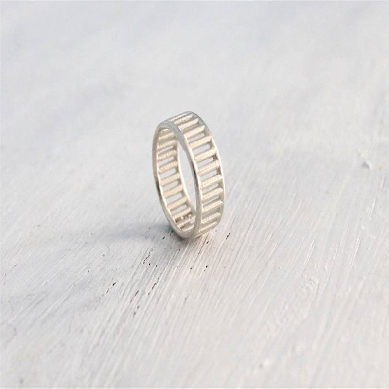 Sterling Silver Jewellery Ring with Inclusions